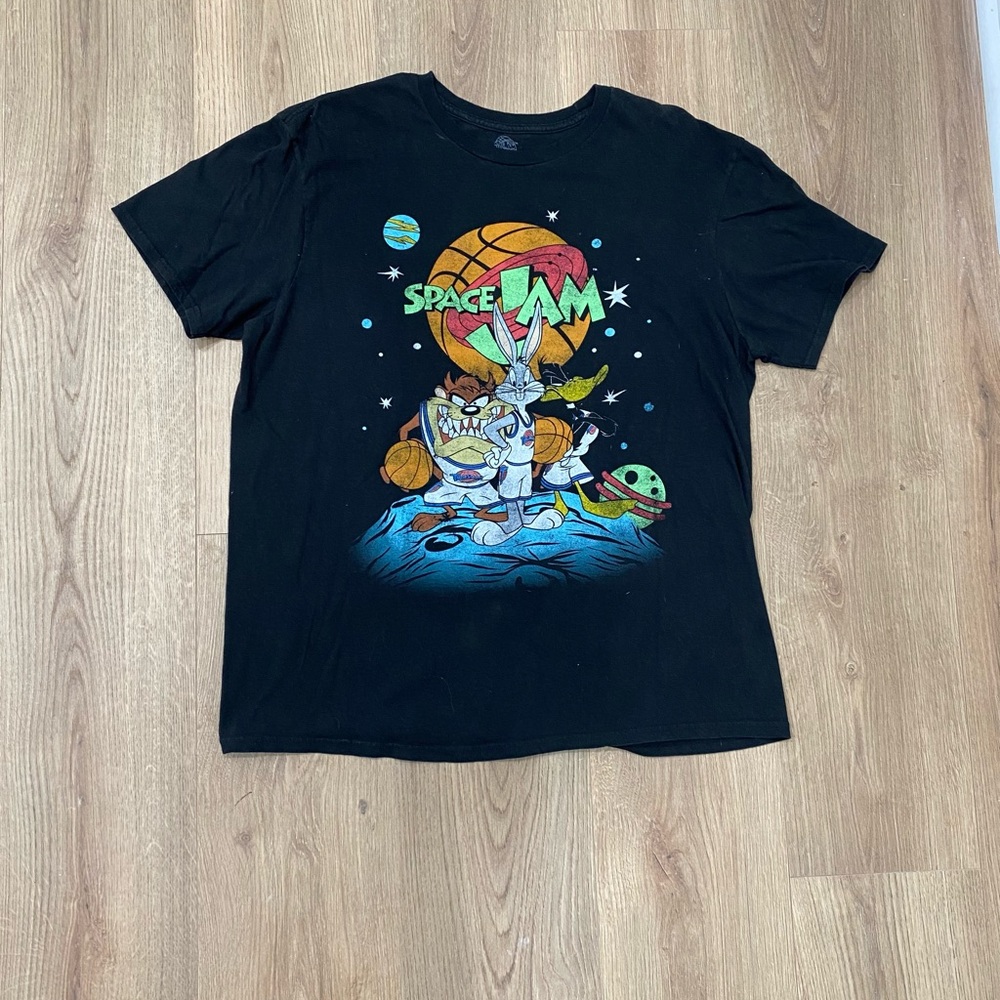 Space Jam Black Graphic Tee